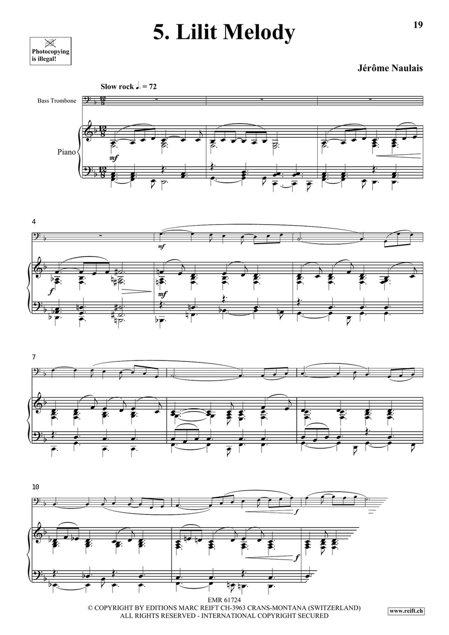 40 Solos for Fun Volume 1 Trombone scores gallery preview page 9