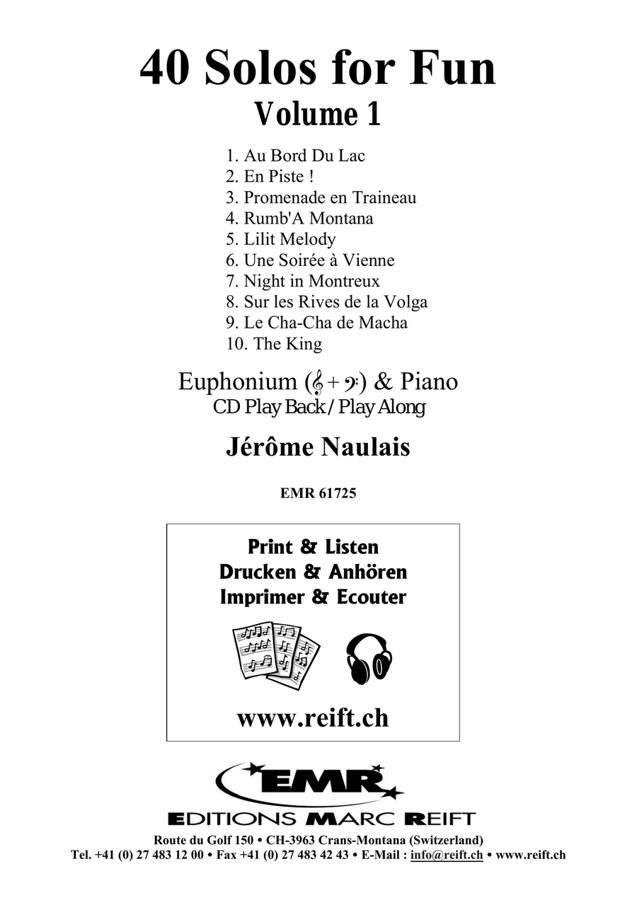 40 Solos for Fun Volume 1 Euphonium scores gallery preview page 2