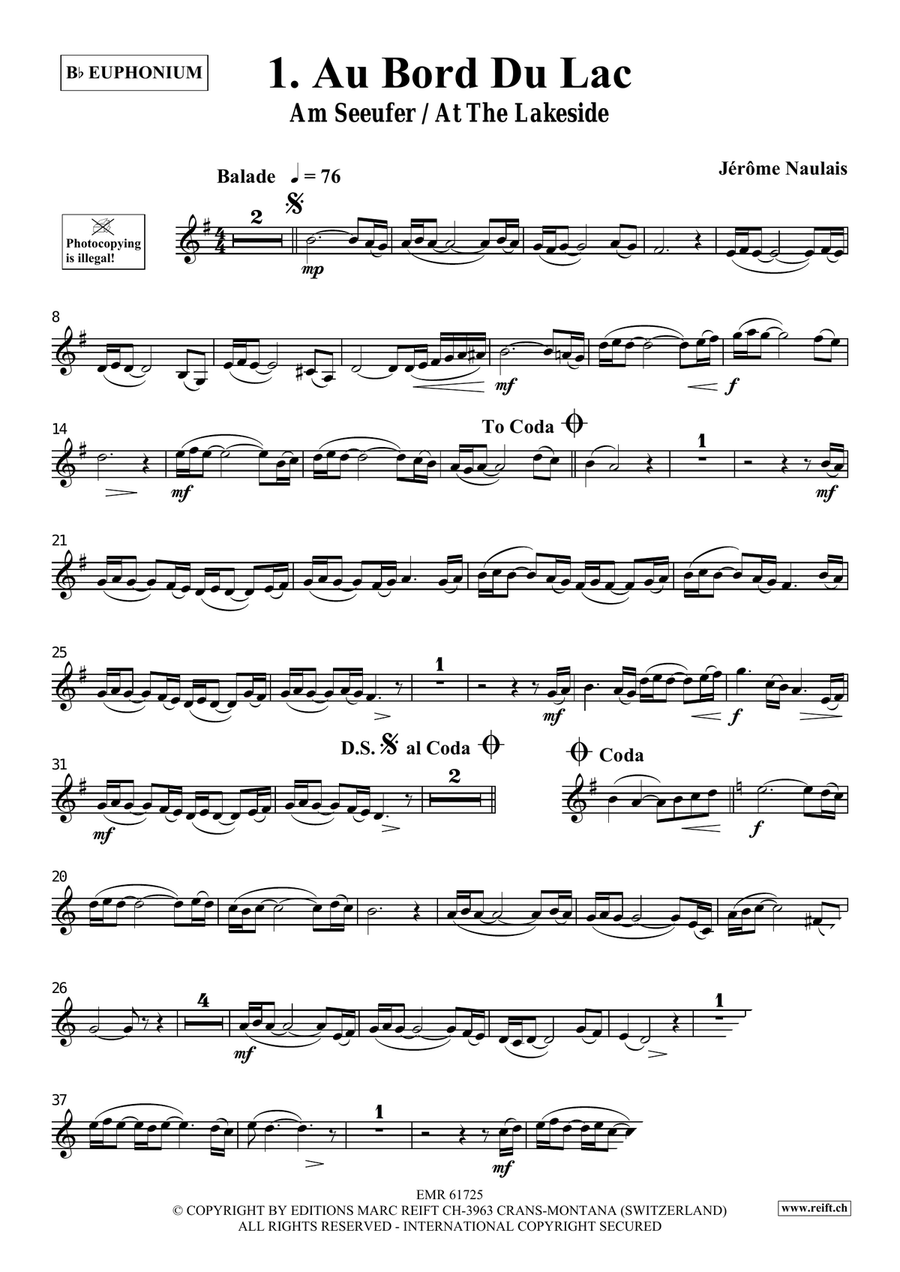 40 Solos for Fun Volume 1 Euphonium scores gallery preview page 4