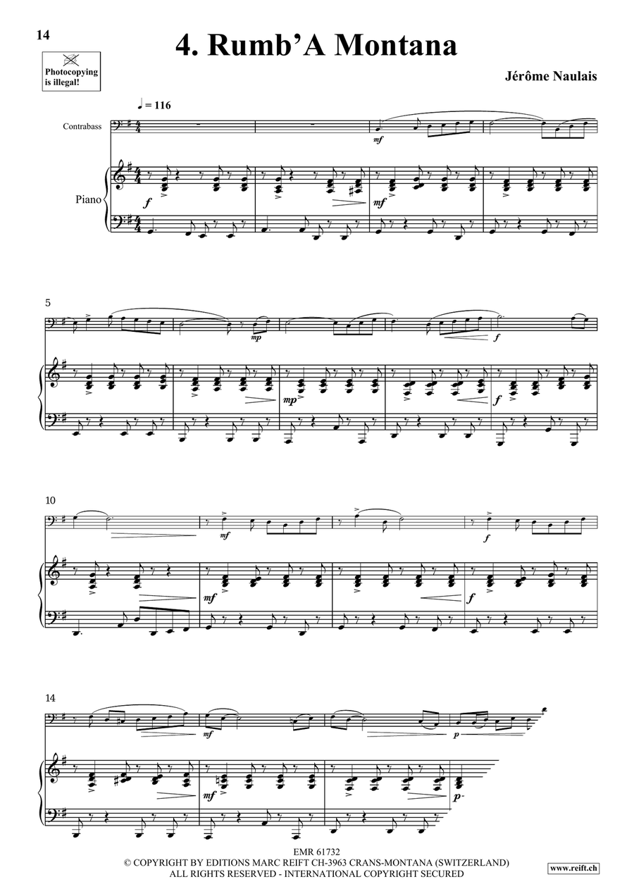 40 Solos for Fun Volume 1 Double Bass scores gallery preview page 8