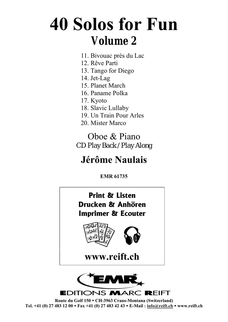 40 Solos for Fun Volume 2 Piano Accompaniment scores gallery preview page 2