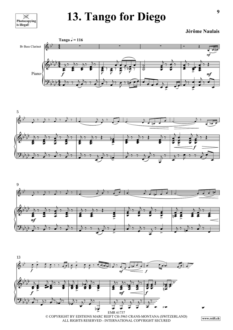 40 Solos for Fun Volume 2 Bass Clarinet scores gallery preview page 7