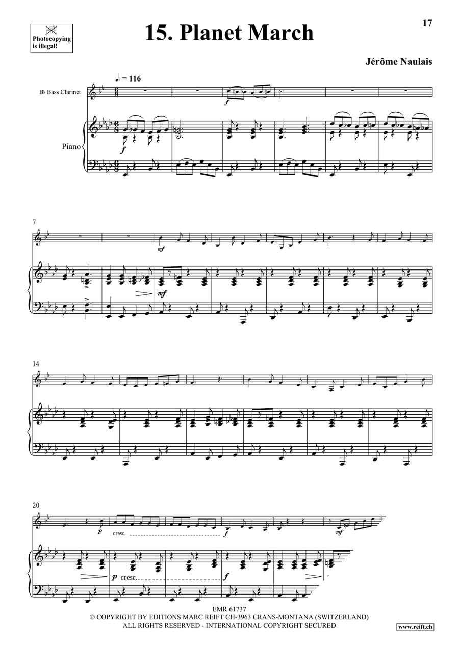 40 Solos for Fun Volume 2 Bass Clarinet scores gallery preview page 9