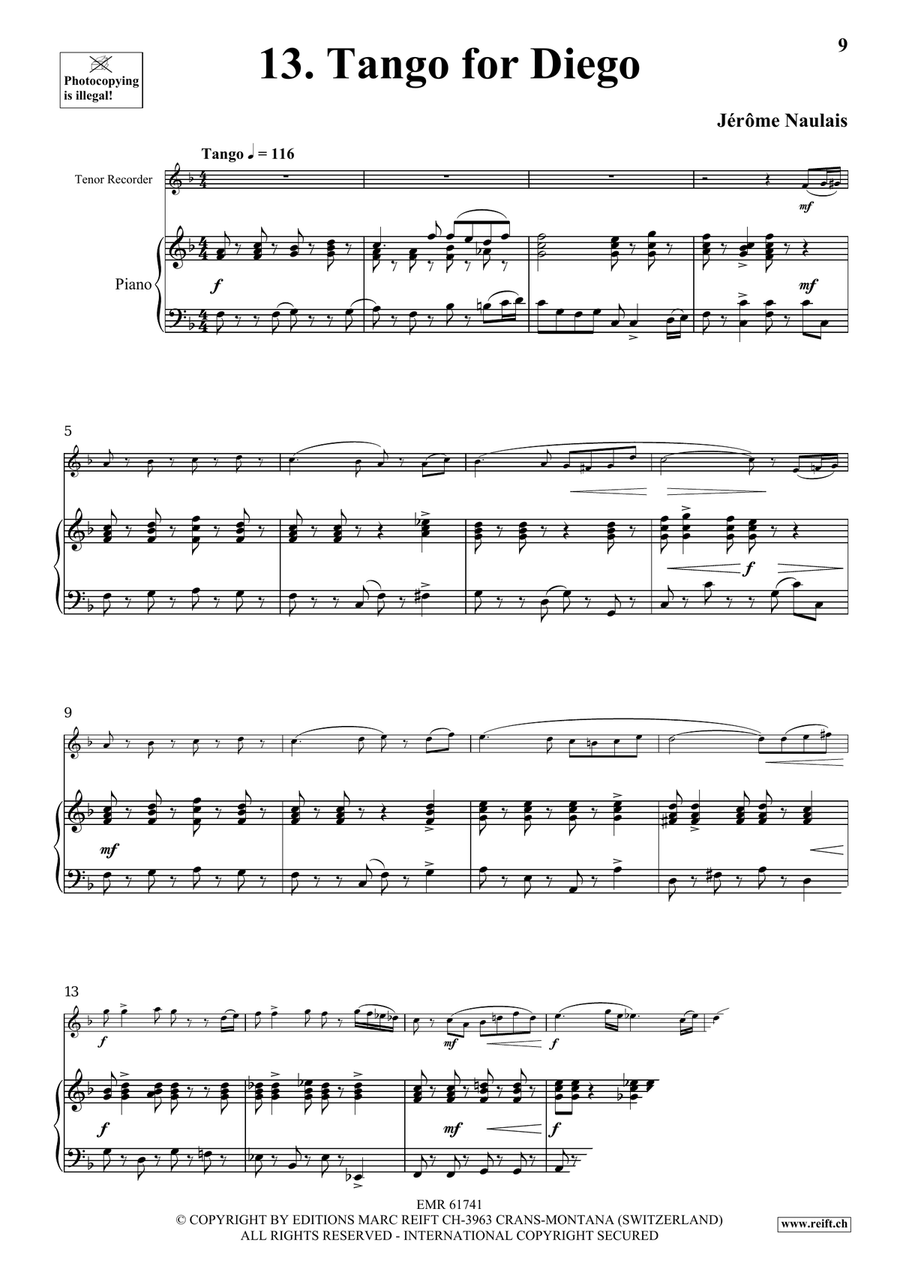 40 Solos for Fun Volume 2 Tenor Recorder scores gallery preview page 7
