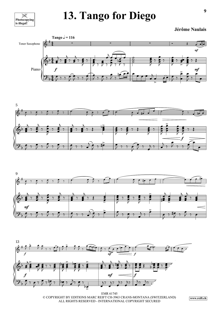 40 Solos for Fun Volume 2 Tenor Saxophone scores gallery preview page 7