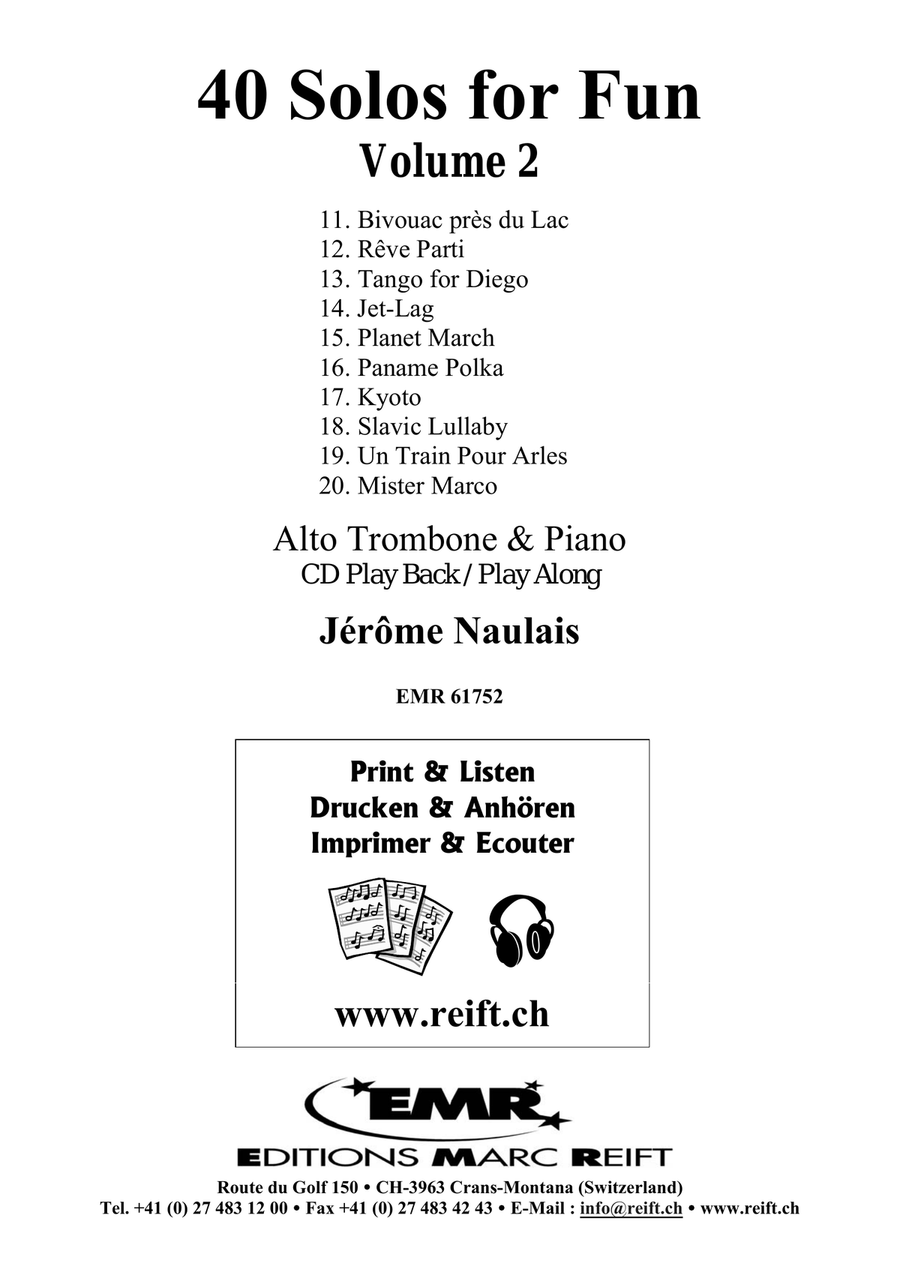 40 Solos for Fun Volume 2 Piano Accompaniment scores gallery preview page 2