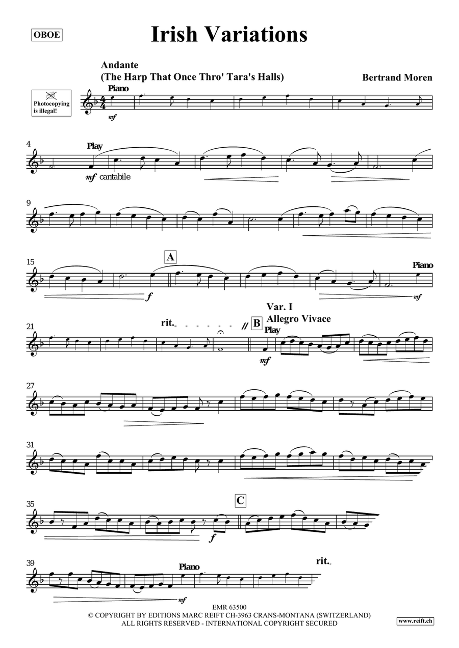 Irish Variations Irish Variations Piano Accompaniment scores gallery preview page 4