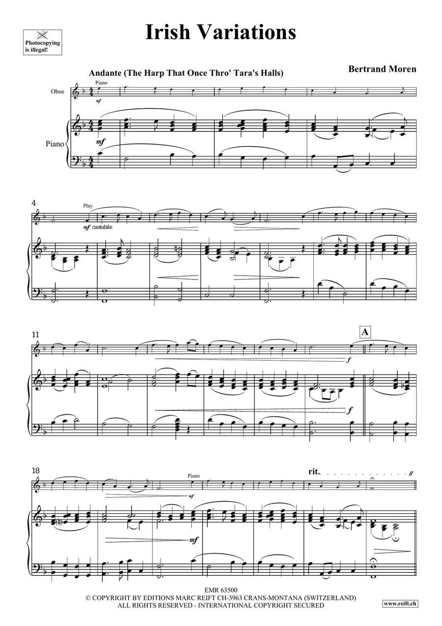 Irish Variations Irish Variations Piano Accompaniment scores gallery preview page 5