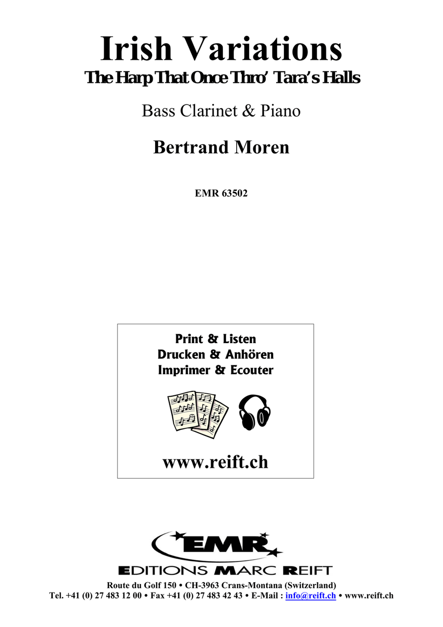 Irish Variations Irish Variations Bass Clarinet scores gallery preview page 2