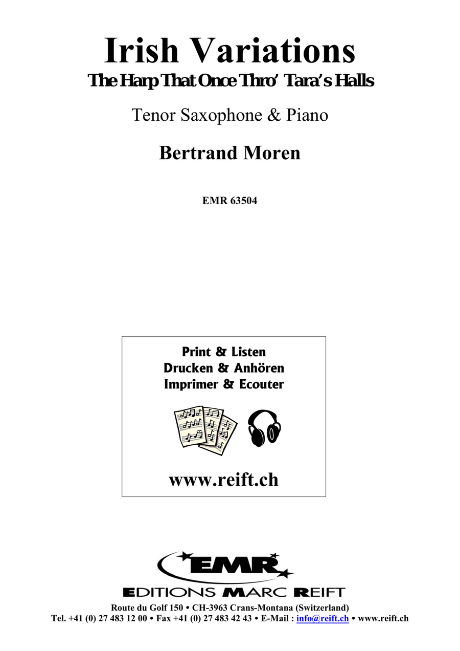 Irish Variations Irish Variations Tenor Saxophone scores gallery preview page 2