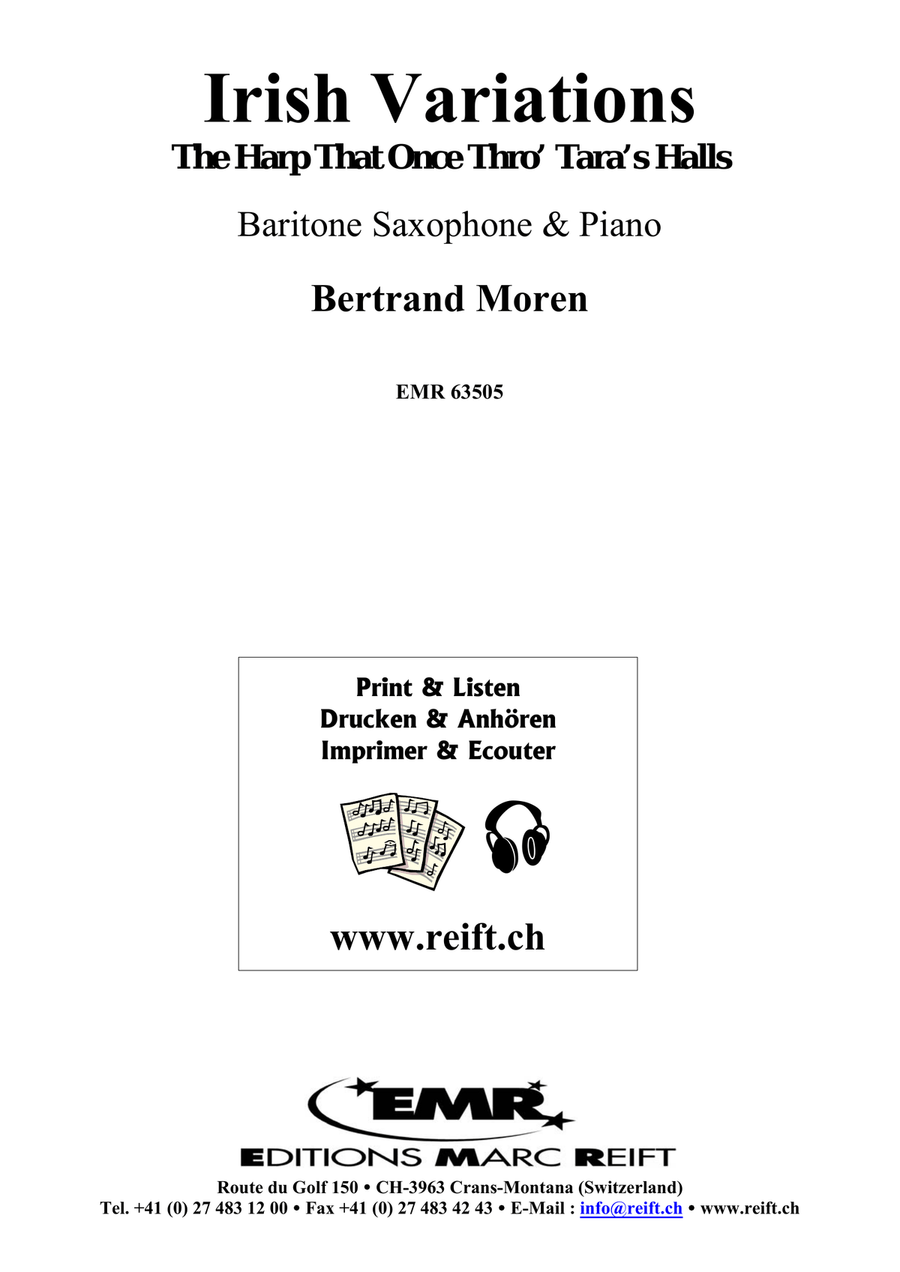 Irish Variations Irish Variations Baritone Saxophone scores gallery preview page 2