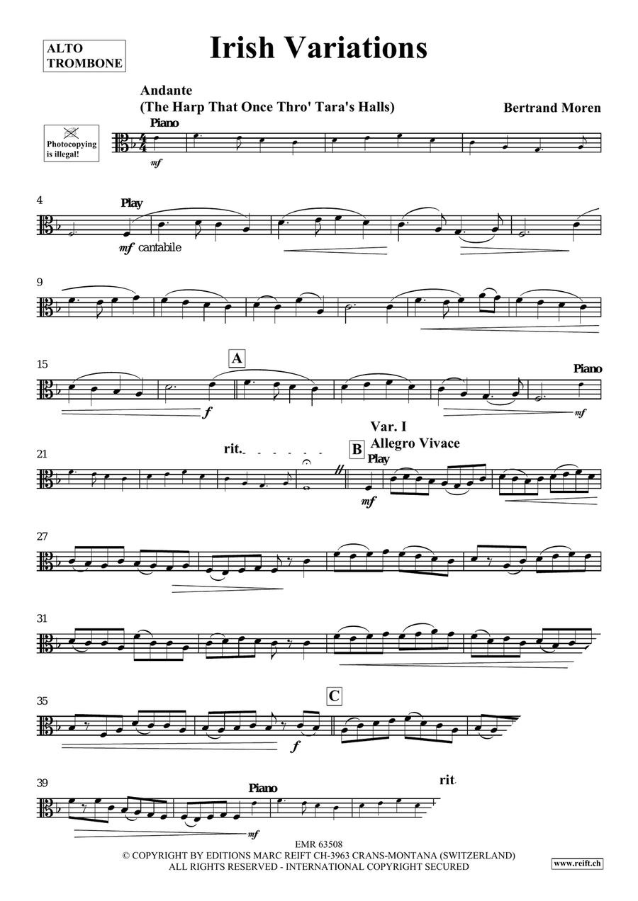 Irish Variations Irish Variations Piano Accompaniment scores gallery preview page 4
