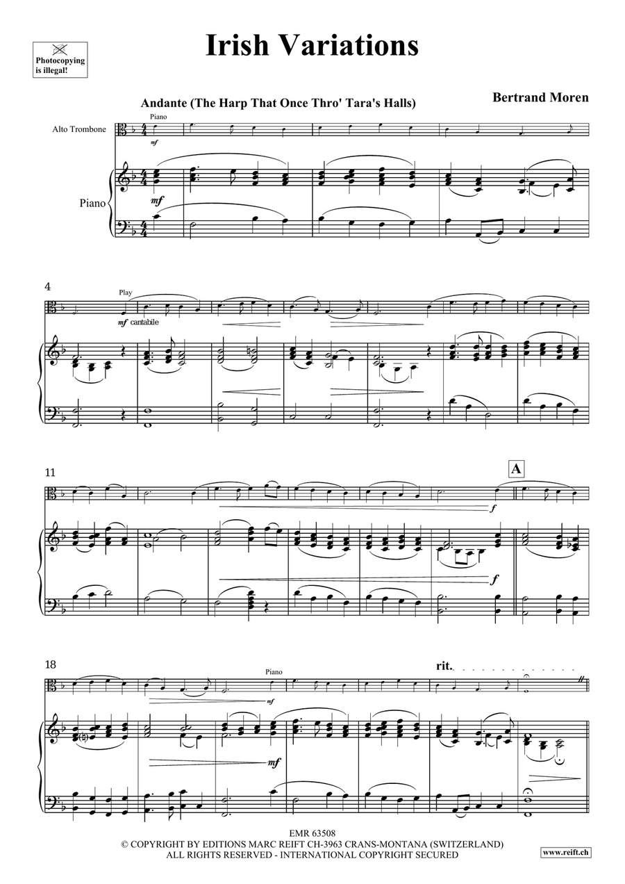 Irish Variations Irish Variations Piano Accompaniment scores gallery preview page 5