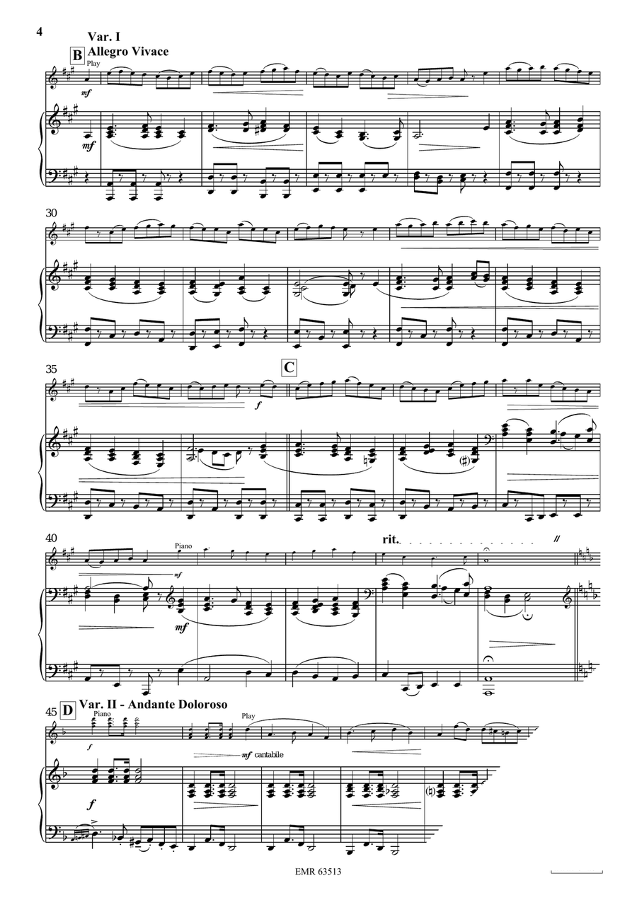 Irish Variations Irish Variations Flute Solo scores gallery preview page 6