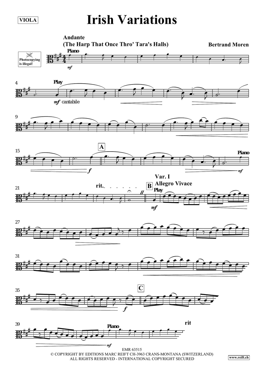 Irish Variations Irish Variations Piano Accompaniment scores gallery preview page 4