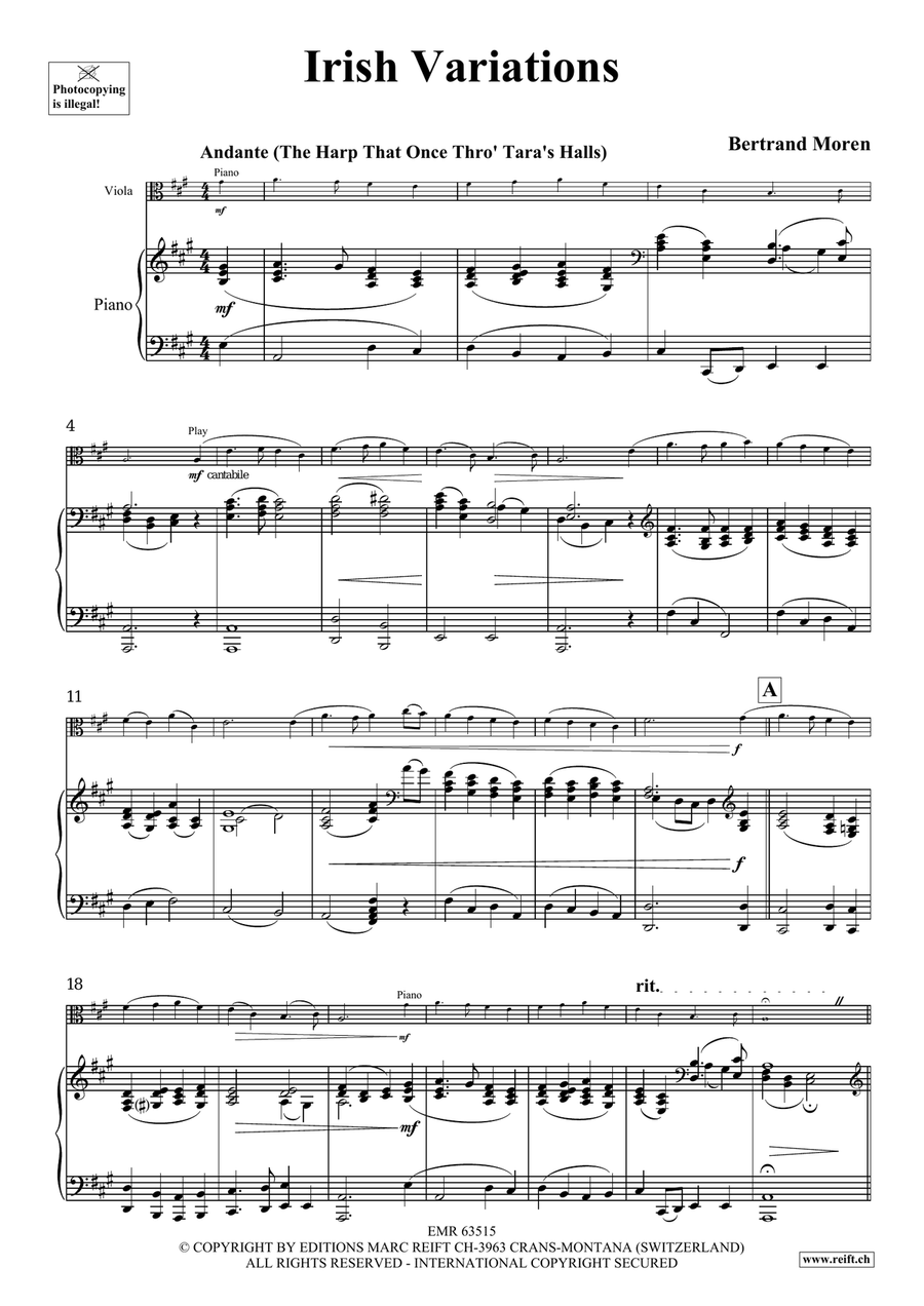 Irish Variations Irish Variations Piano Accompaniment scores gallery preview page 5