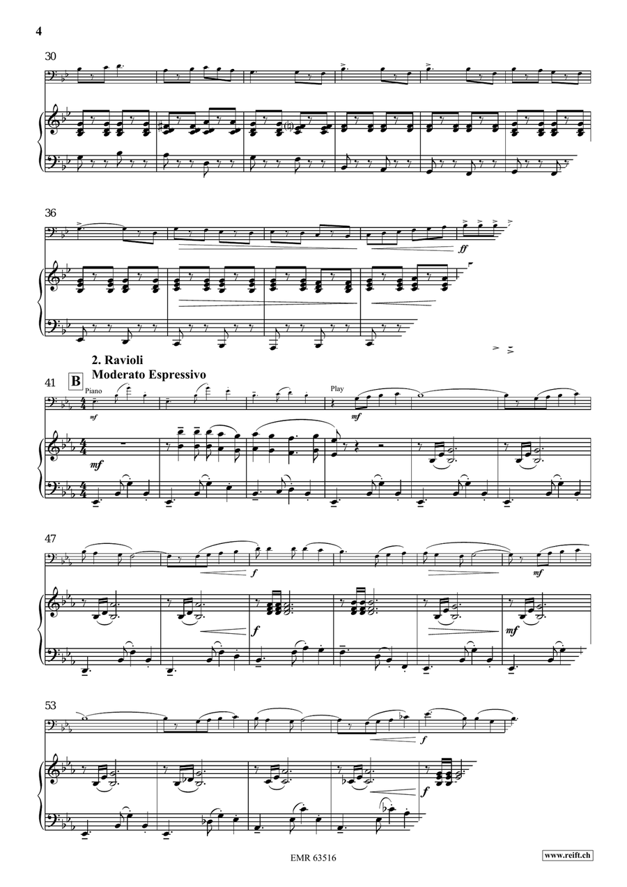 La Casa Della Pasta La Casa Della Pasta Bassoon Solo scores gallery preview page 6