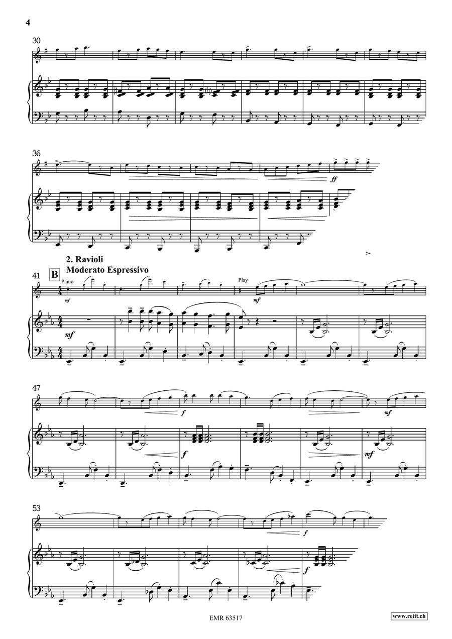 La Casa Della Pasta La Casa Della Pasta Alto Saxophone scores gallery preview page 6