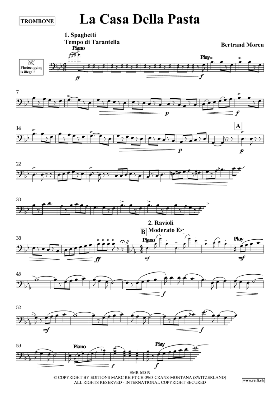 La Casa Della Pasta La Casa Della Pasta Piano Accompaniment scores gallery preview page 4