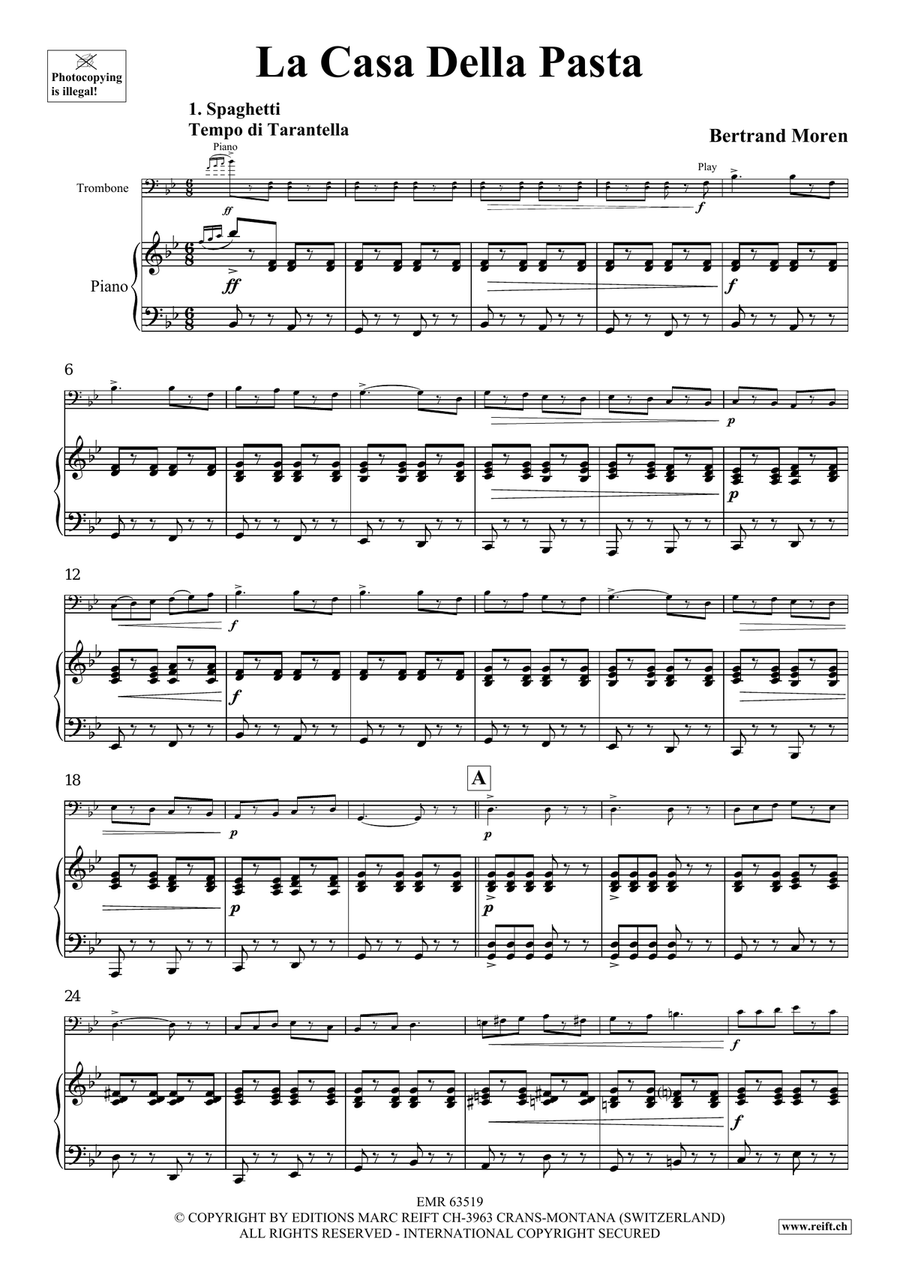 La Casa Della Pasta La Casa Della Pasta Piano Accompaniment scores gallery preview page 5