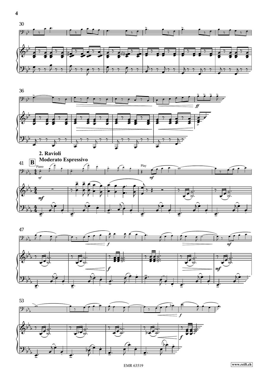 La Casa Della Pasta La Casa Della Pasta Piano Accompaniment scores gallery preview page 6