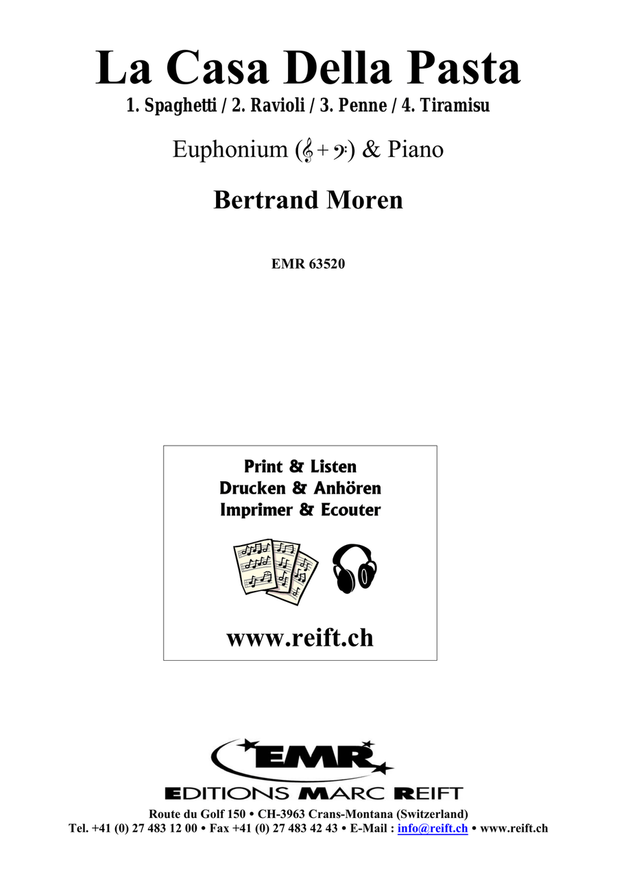 La Casa Della Pasta La Casa Della Pasta Euphonium scores gallery preview page 2