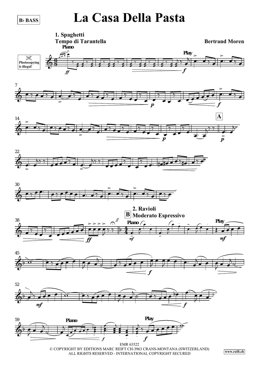 La Casa Della Pasta La Casa Della Pasta Voice Solo scores gallery preview page 4