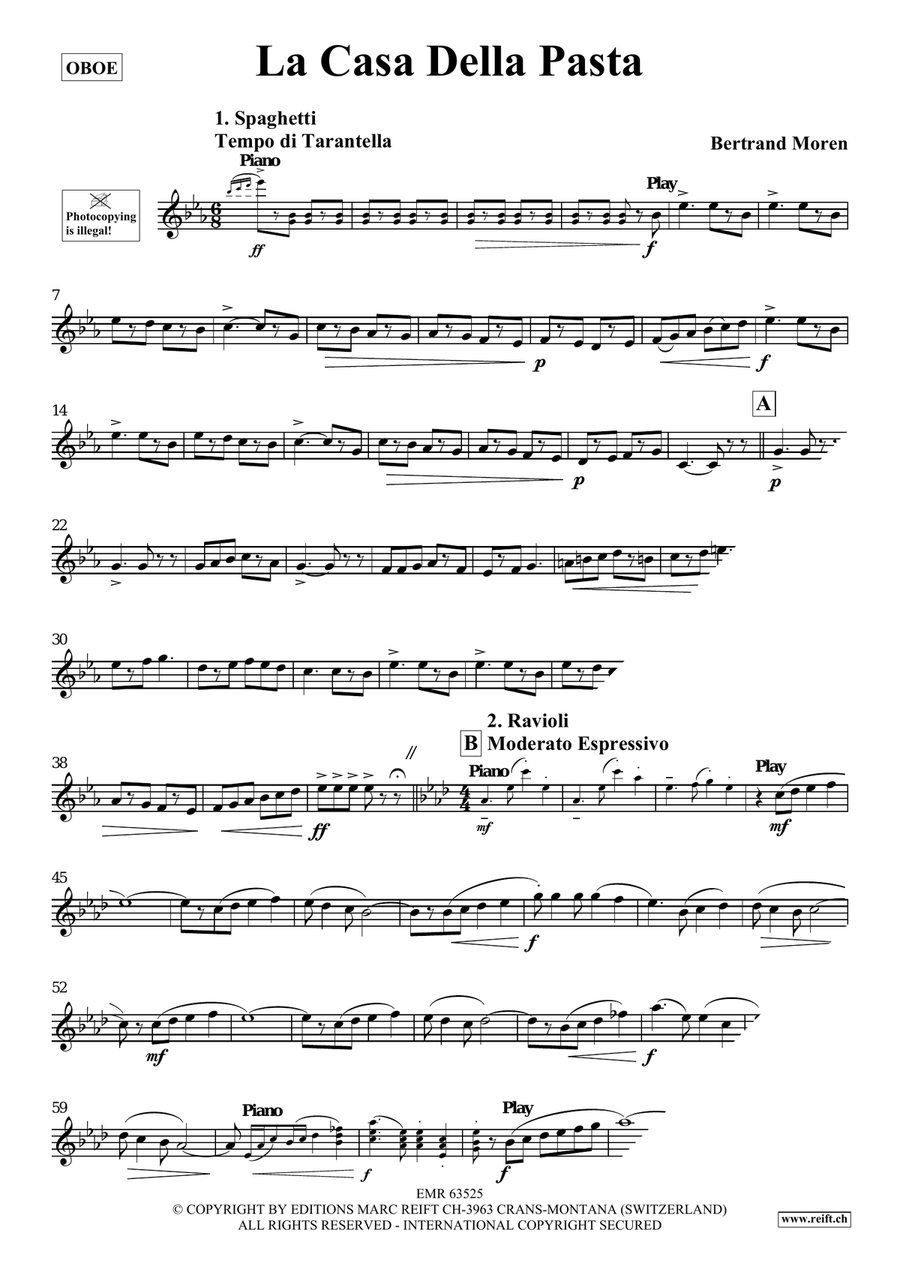 La Casa Della Pasta La Casa Della Pasta Piano Accompaniment scores gallery preview page 3