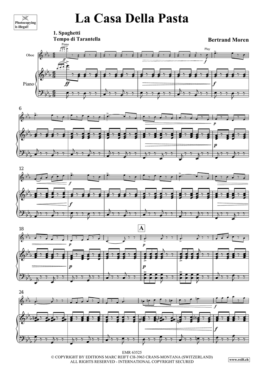 La Casa Della Pasta La Casa Della Pasta Piano Accompaniment scores gallery preview page 4