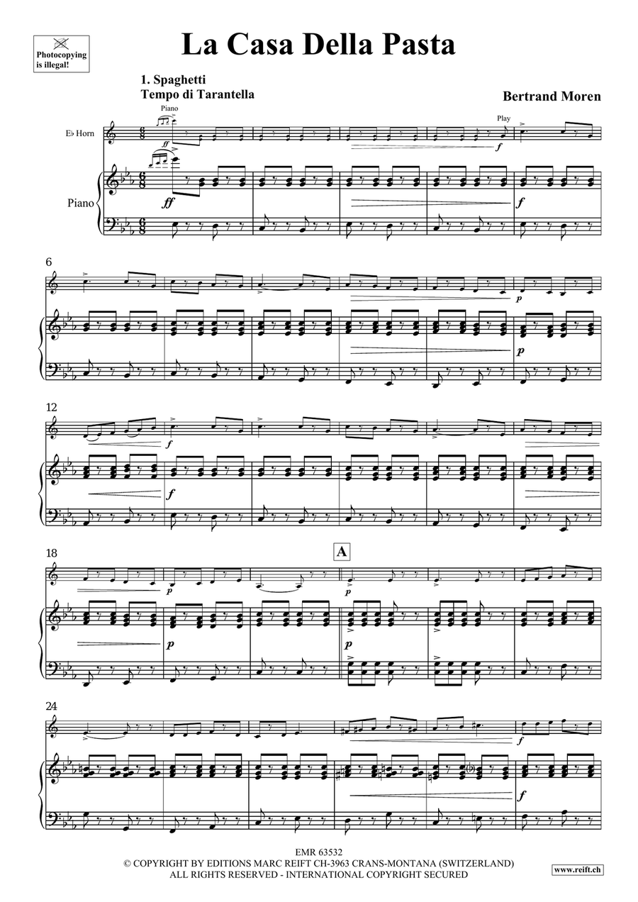 La Casa Della Pasta La Casa Della Pasta Horn scores gallery preview page 4