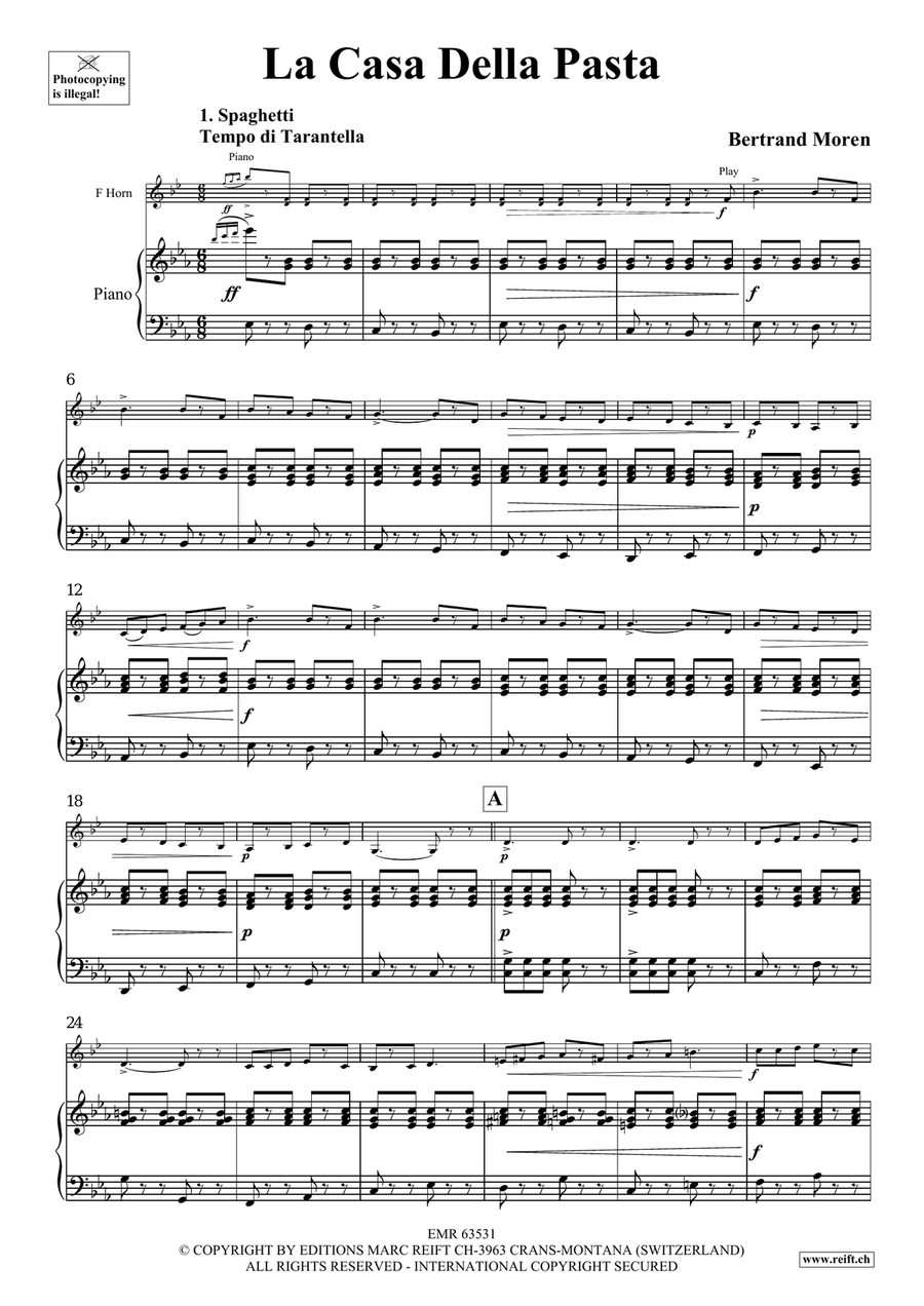 La Casa Della Pasta La Casa Della Pasta Horn scores gallery preview page 4