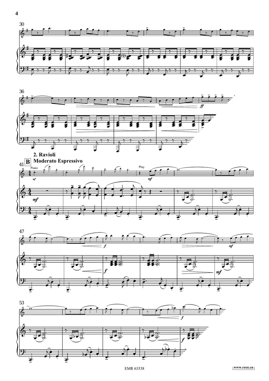 La Casa Della Pasta La Casa Della Pasta Flute Solo scores gallery preview page 6