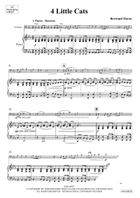 4 Little Cats Piano Accompaniment scores gallery preview page 5