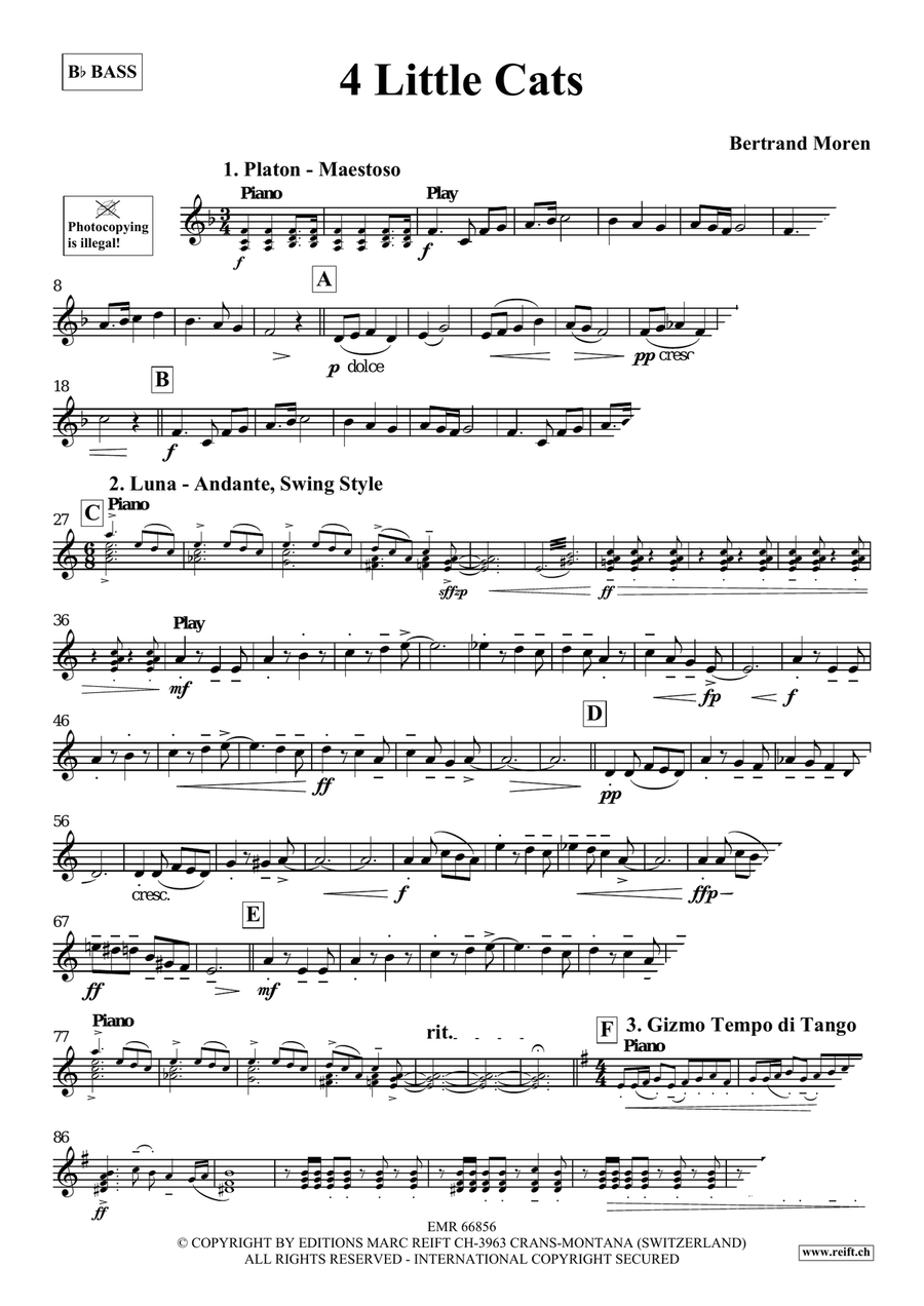 4 Little Cats 4 Little Cats Voice Solo scores gallery preview page 4