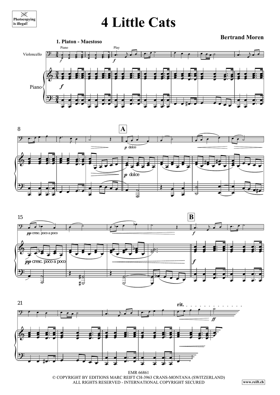 4 Little Cats 4 Little Cats Piano Accompaniment scores gallery preview page 5