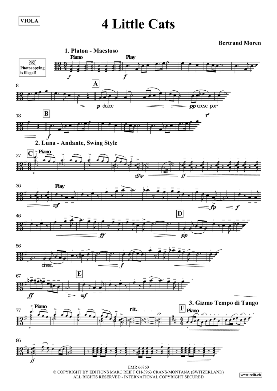 4 Little Cats 4 Little Cats Piano Accompaniment scores gallery preview page 4