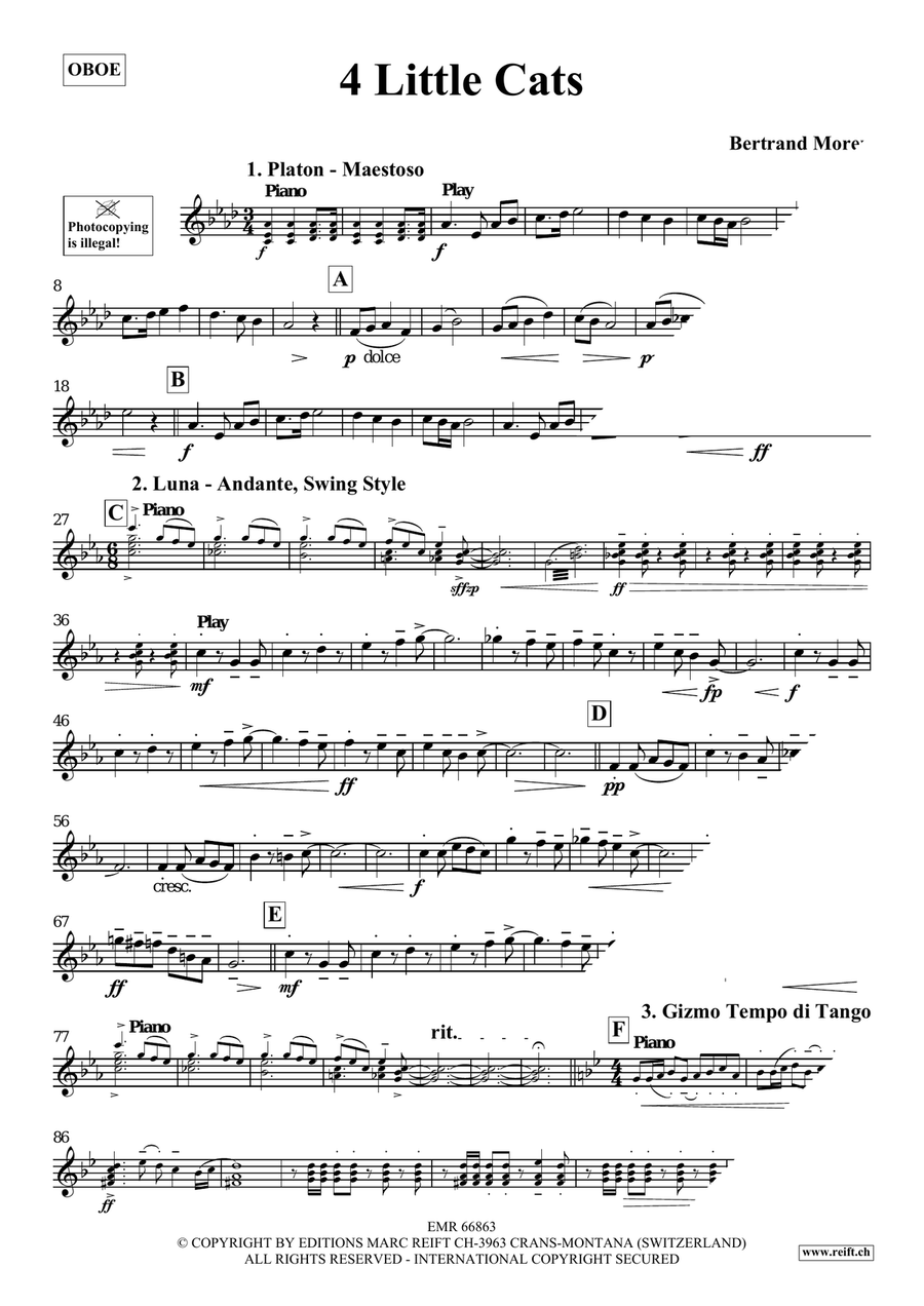 4 Little Cats 4 Little Cats Piano Accompaniment scores gallery preview page 4