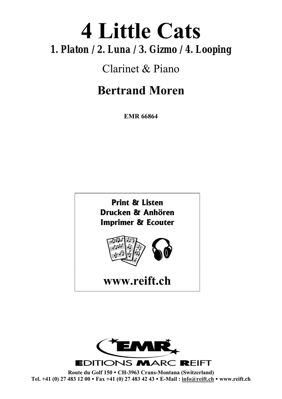 4 Little Cats 4 Little Cats Clarinet Solo scores gallery preview page 2