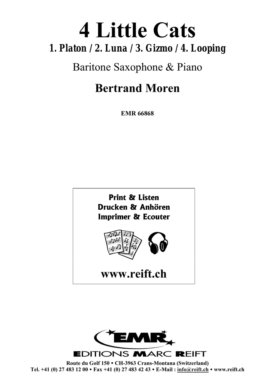 4 Little Cats 4 Little Cats Baritone Saxophone scores gallery preview page 2