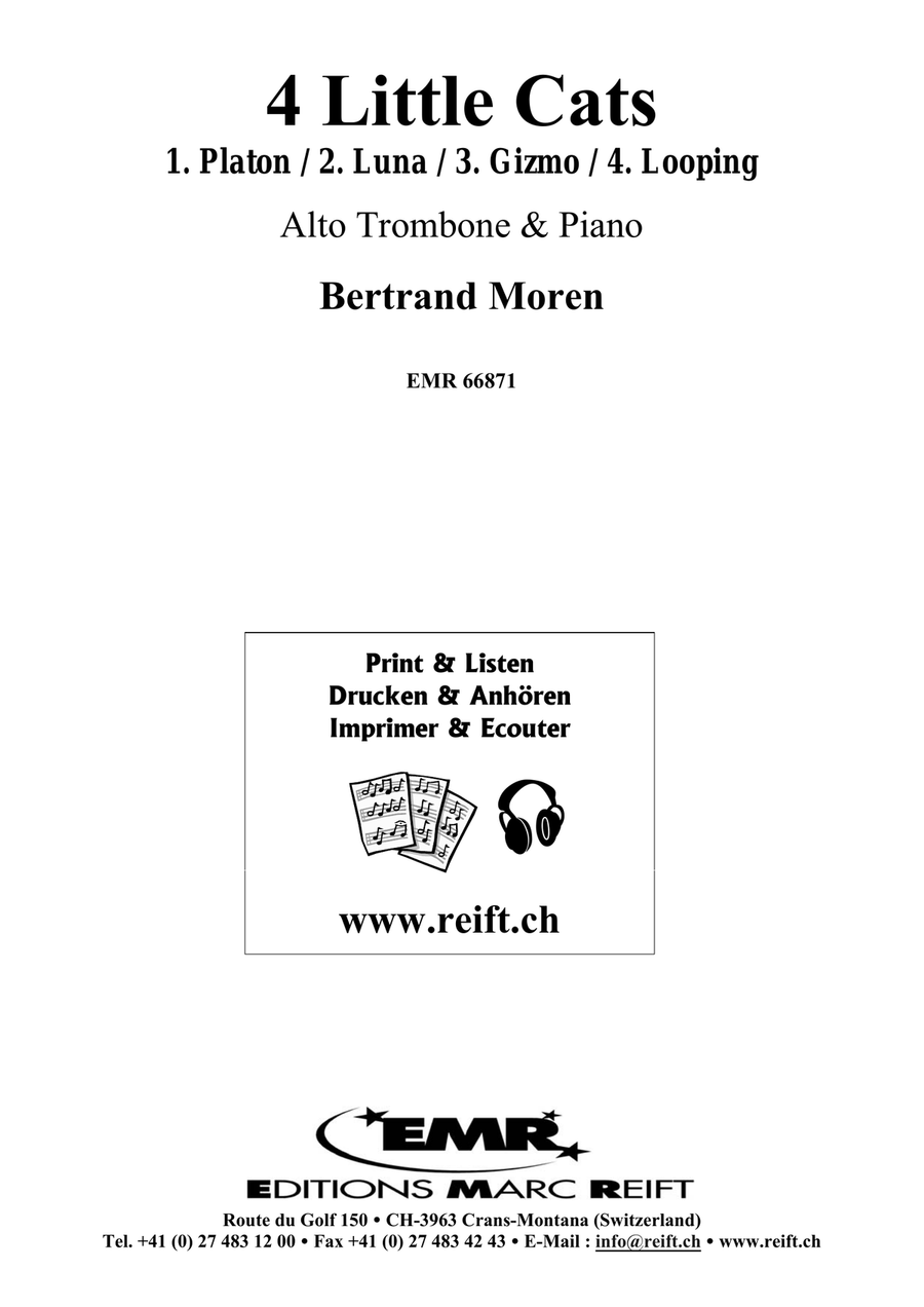 4 Little Cats Piano Accompaniment scores gallery preview page 2
