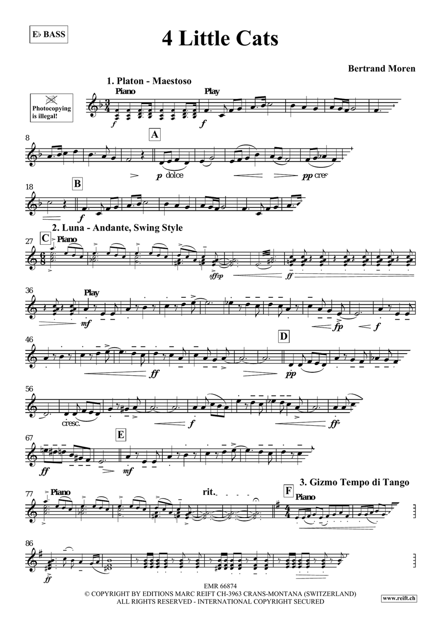 4 Little Cats 4 Little Cats Voice Solo scores gallery preview page 4