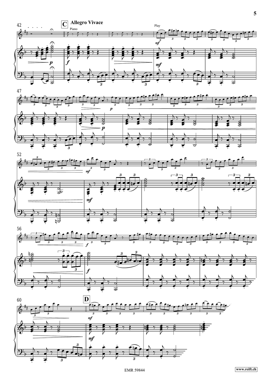 Winter Variations Winter Variations Alto Saxophone scores gallery preview page 7