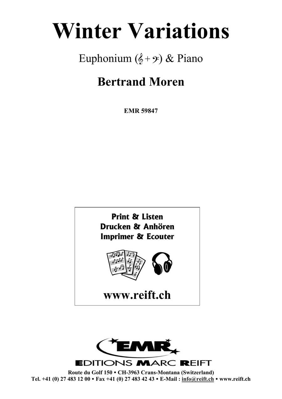 Winter Variations Winter Variations Euphonium scores gallery preview page 2
