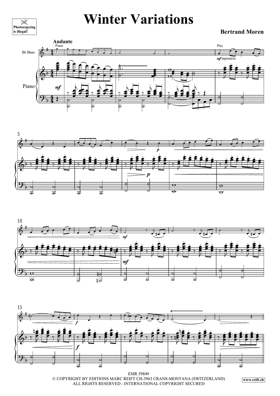 Winter Variations Winter Variations Voice Solo scores gallery preview page 5