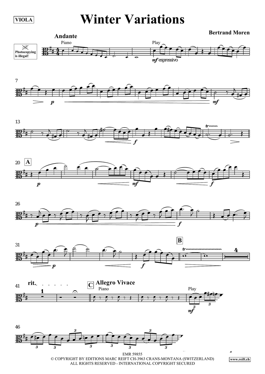 Winter Variations Winter Variations Piano Accompaniment scores gallery preview page 4