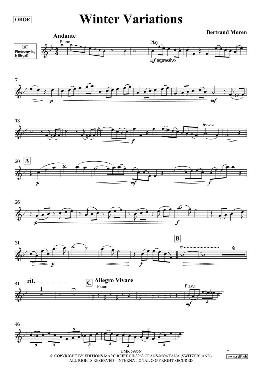 Winter Variations Winter Variations Piano Accompaniment scores gallery preview page 4
