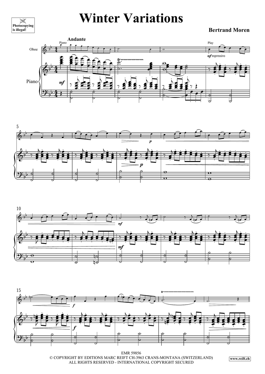 Winter Variations Winter Variations Piano Accompaniment scores gallery preview page 5