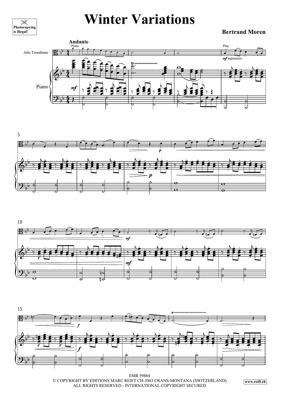 Winter Variations Winter Variations Piano Accompaniment scores gallery preview page 5