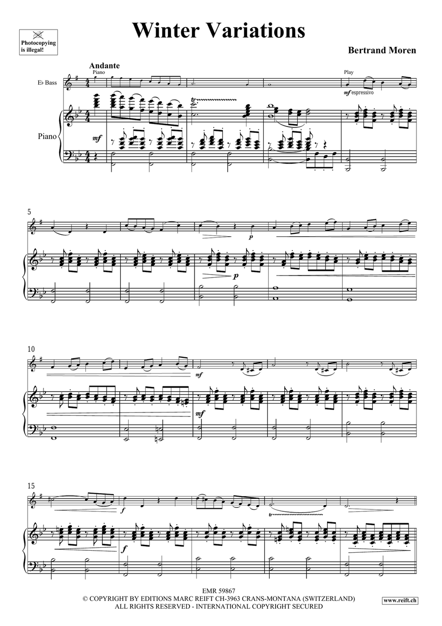 Winter Variations Winter Variations Voice Solo scores gallery preview page 5