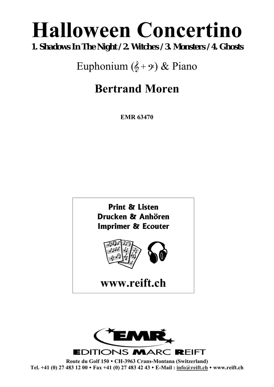 Halloween Concertino by Bertrand Moren Euphonium - Sheet Music page 2